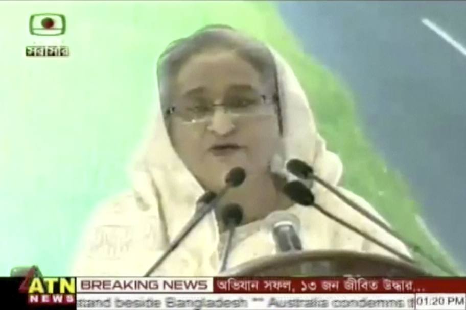 La premier Sheikh Hasina. Ap